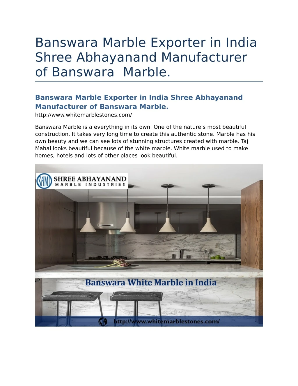 banswara marble exporter in india shree