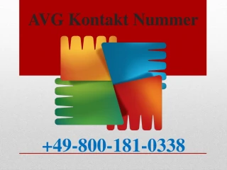 AVG Kontakt Nummer 49-800-181-0338 - slide 1