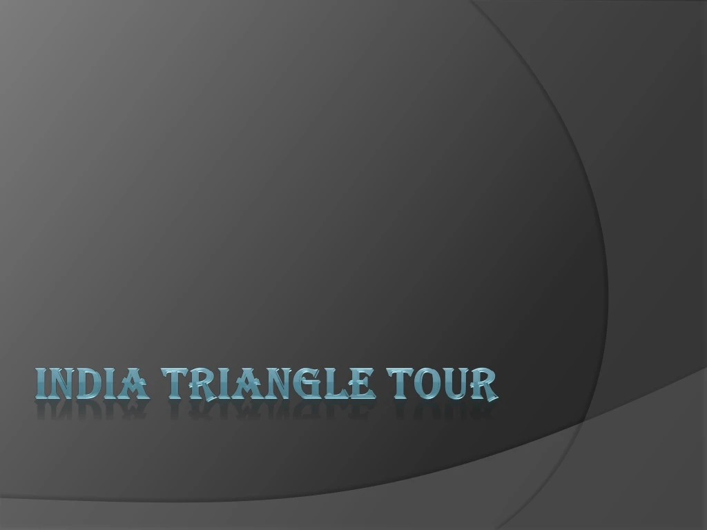 india triangle tour