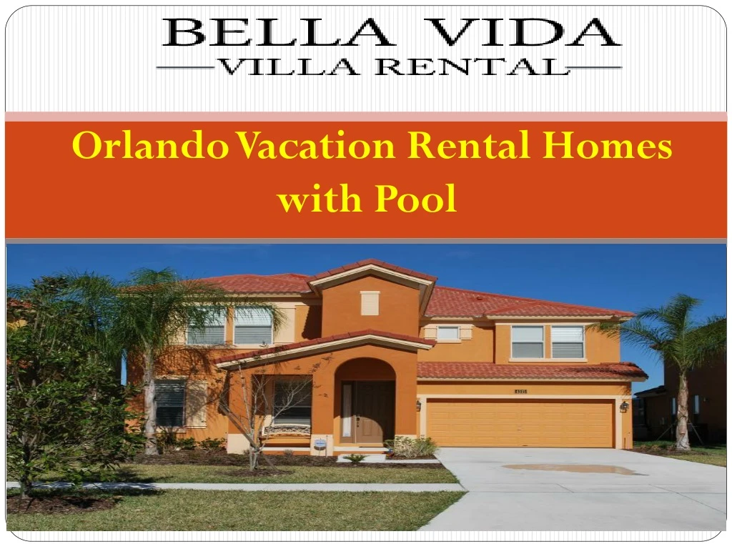 orlando vacation rental homes with pool