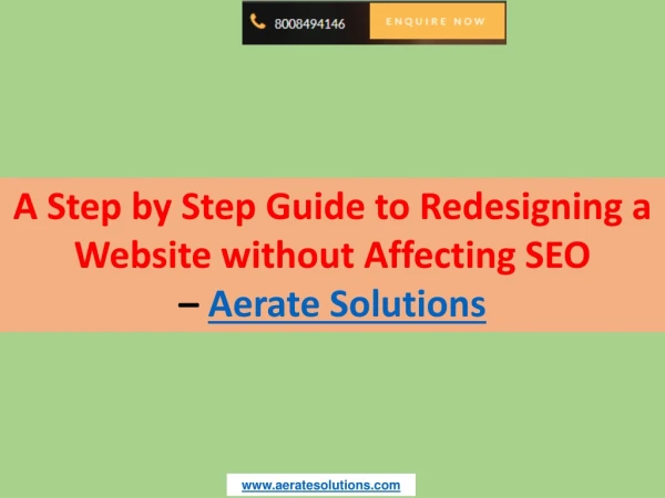 A Step by Step Guide to Redesigning a Website without Affecting SEO