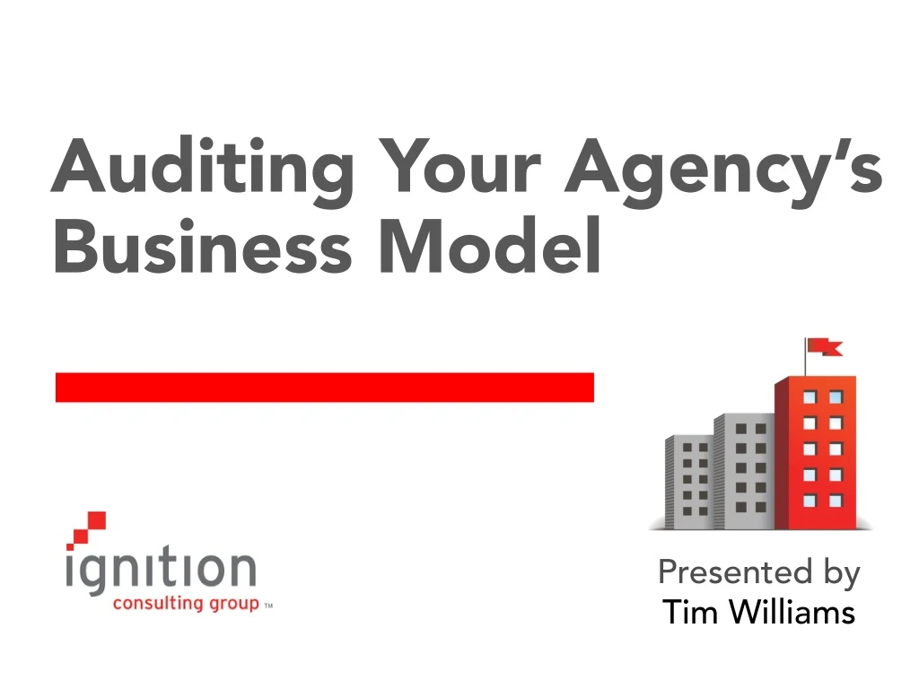 auditing your agency s business model