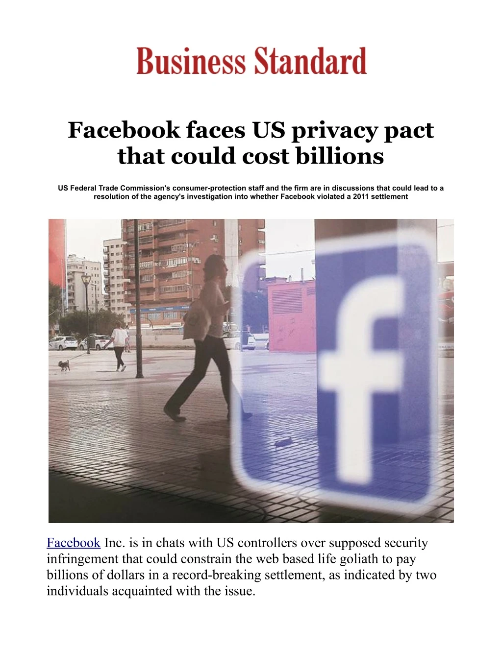 facebook faces us privacy pact that could cost