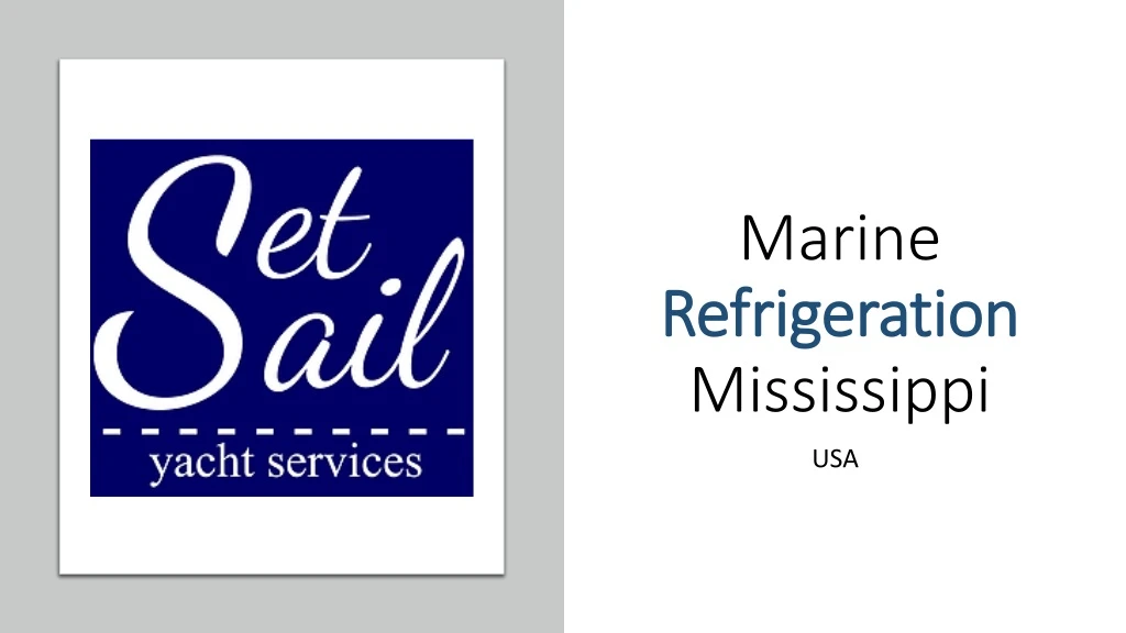 marine refrigeration mississippi