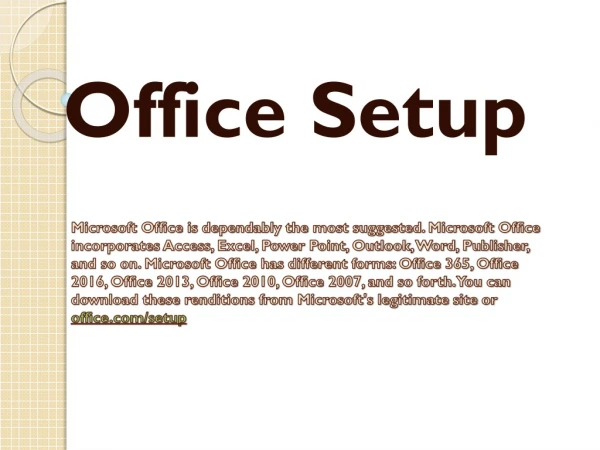 Office.com/setup – Office Antivirus Setup