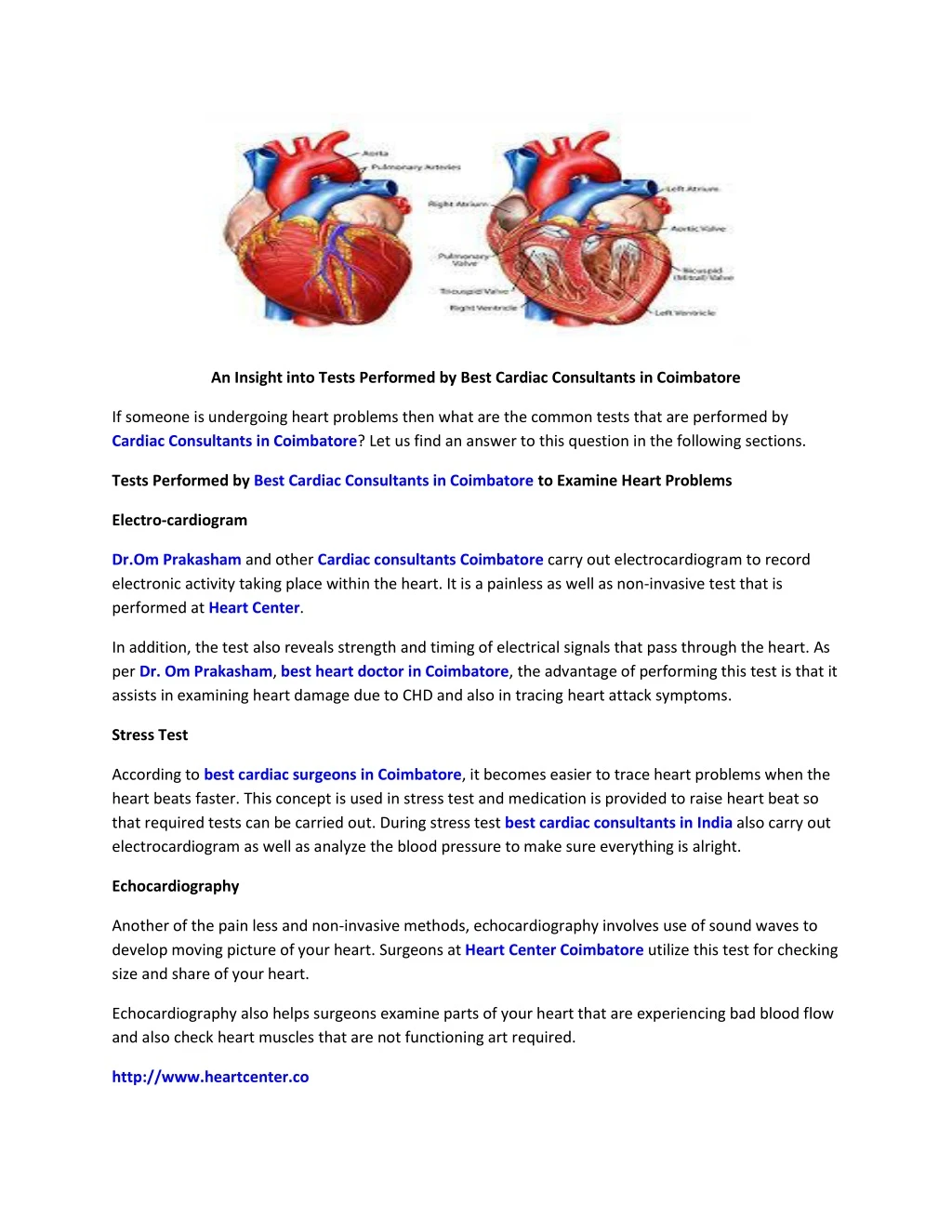 an insight into tests performed by best cardiac
