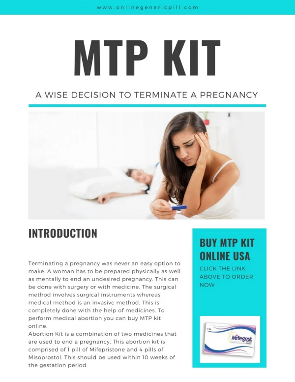Buy MTP kit online USA