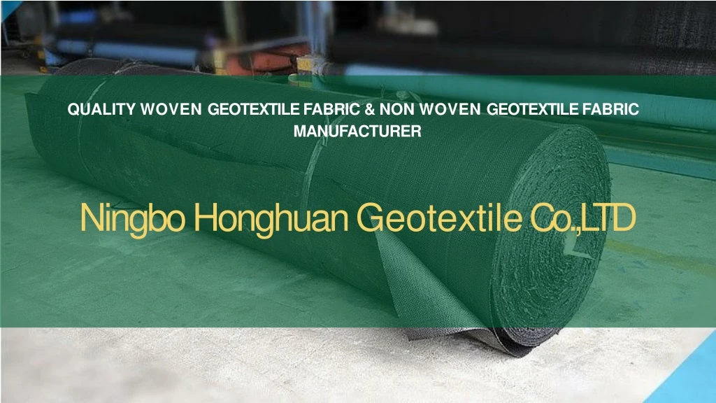 quality woven geotextile fabric non woven