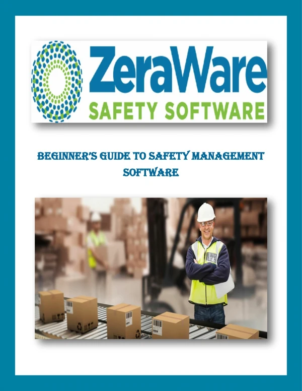 Beginners Guide to Safety Management Software