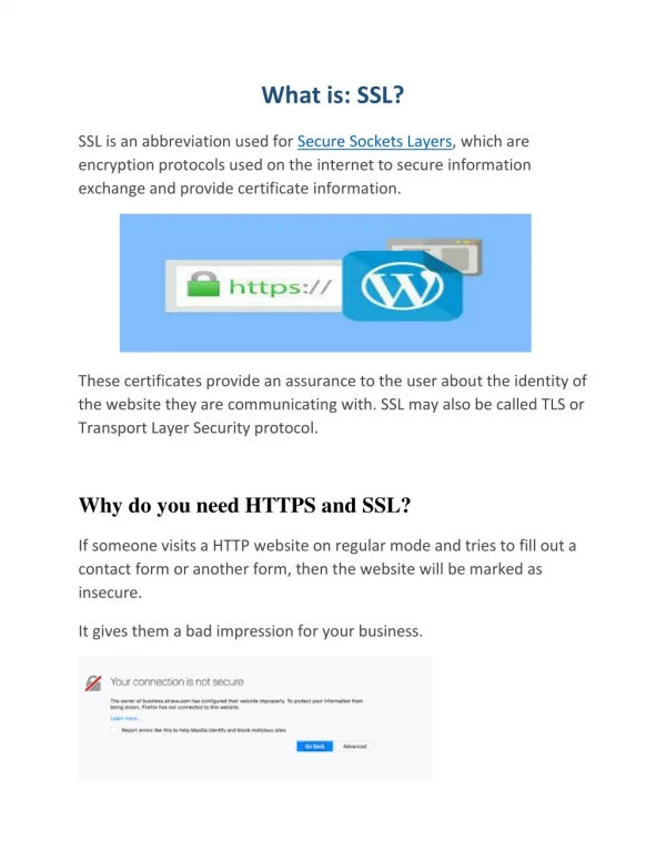 Call 1-800-556-3577 How to Enable HTTPS(SSL) in WordPress