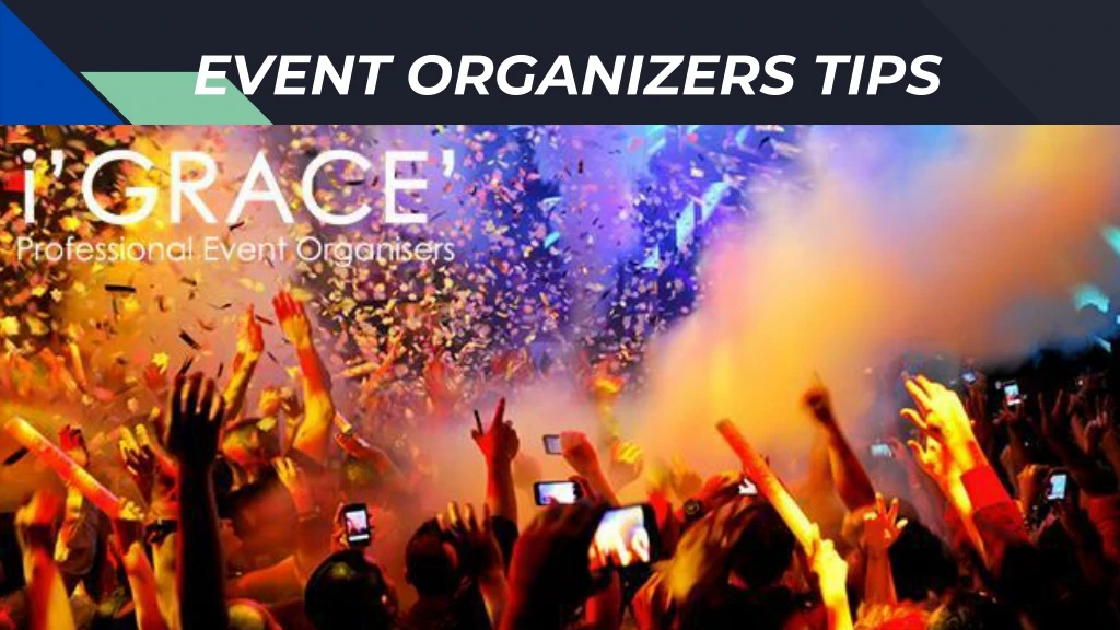 event organizers tips