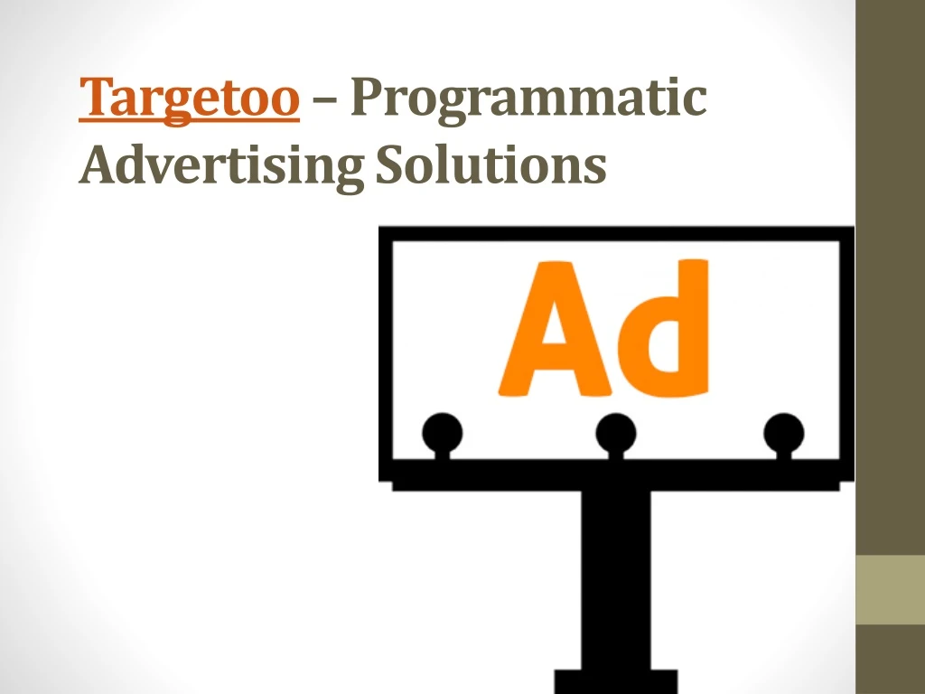 targetoo programmatic advertising solutions