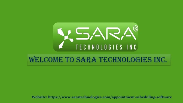 Online Appointment Booking Software | System - Sara Technologies