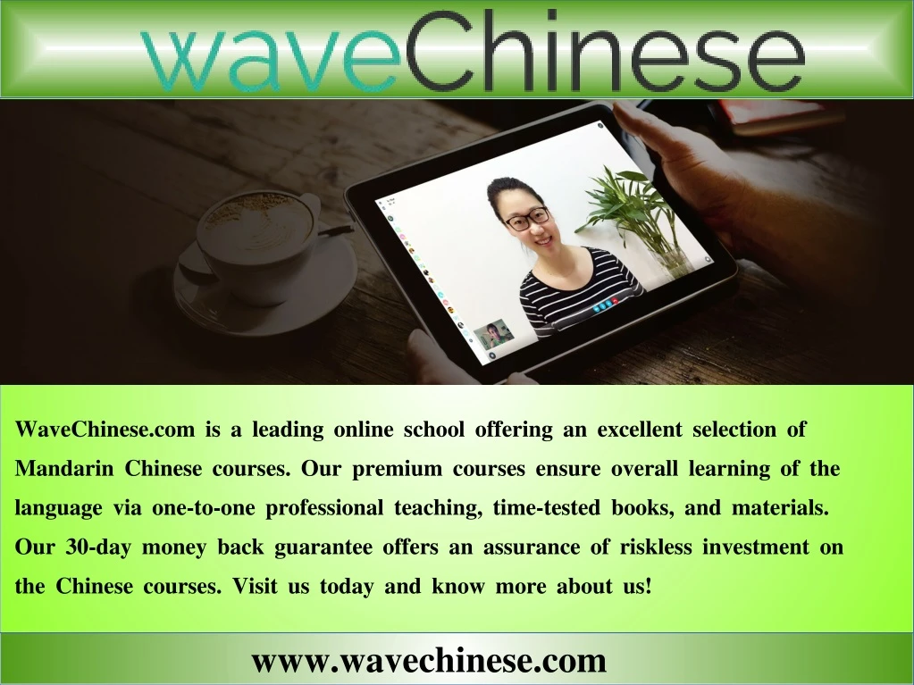 wavechinese com is a leading online school
