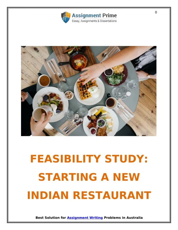 Feasibility Analysis to Start a New Indian Restaurant in UK