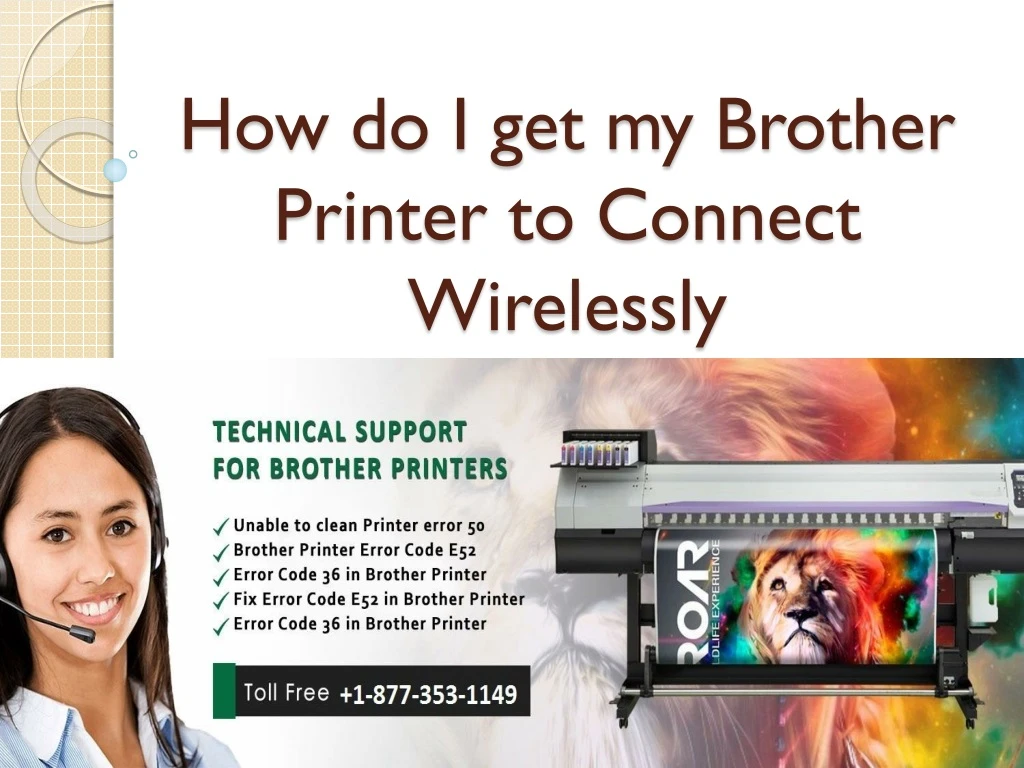 how do i get my brother printer to connect wirelessly