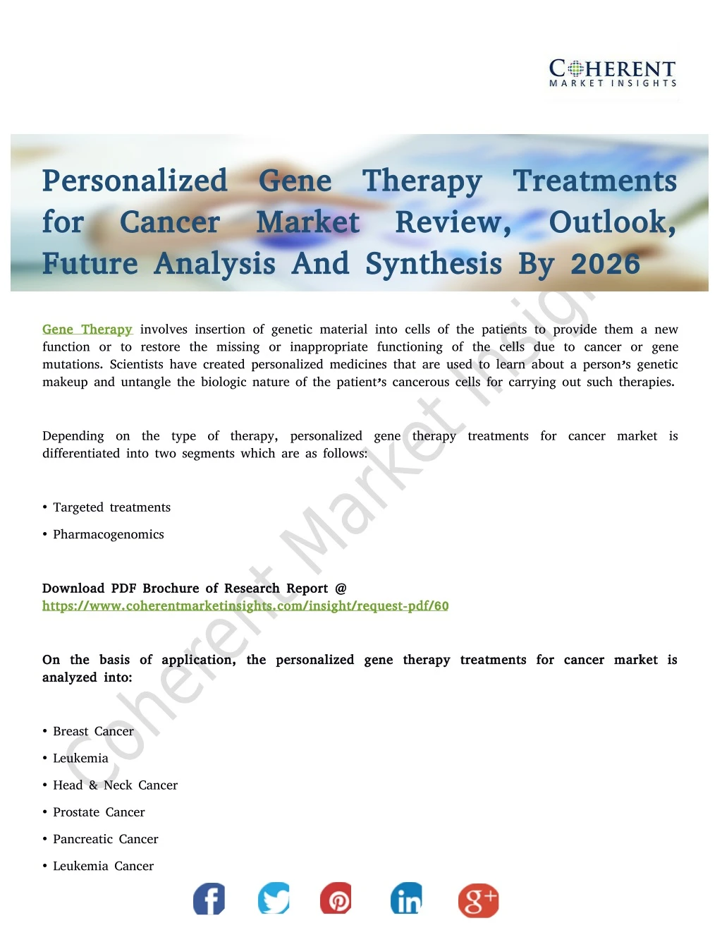 personalized gene therapy treatments personalized