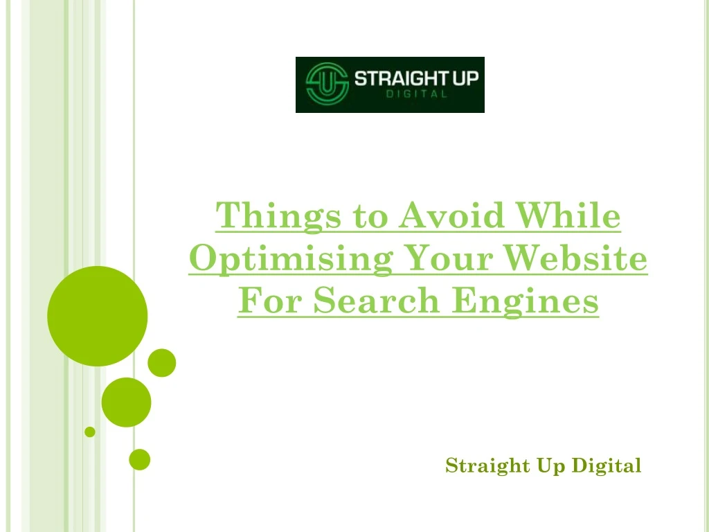 things to avoid while optimising your website