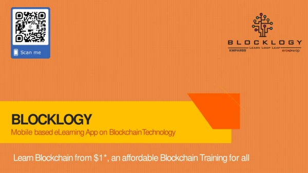Learn Blockchain from $1, an affordable Blockchain Training for all