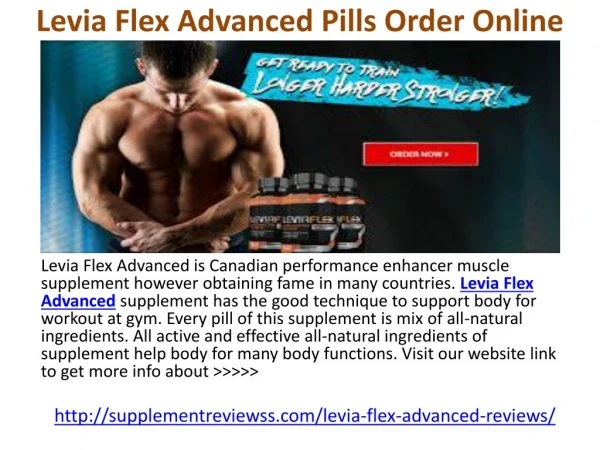Levia Flex Advanced Does it Work? Side Effects, Scam, Results