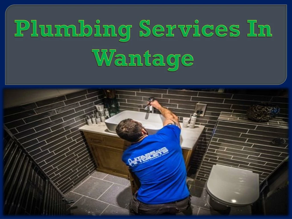 plumbing services in wantage