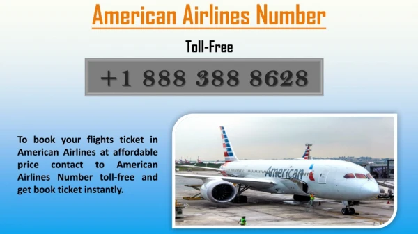 Resolve American Airlines Issues – Call 1-888-388-8628 Toll-Free Number