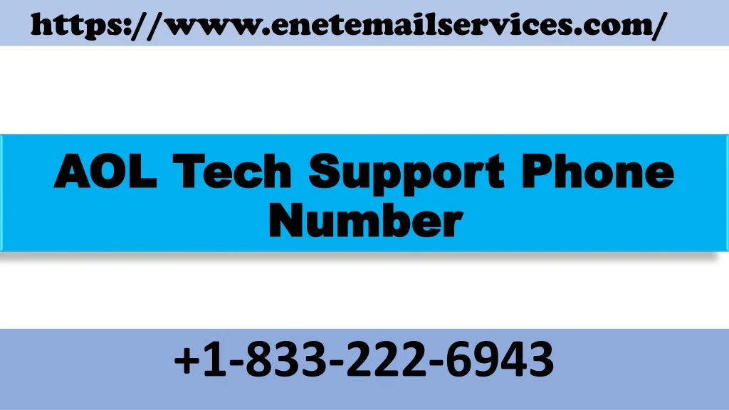 aol tech support phone number