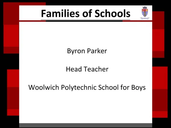 Families of Schools