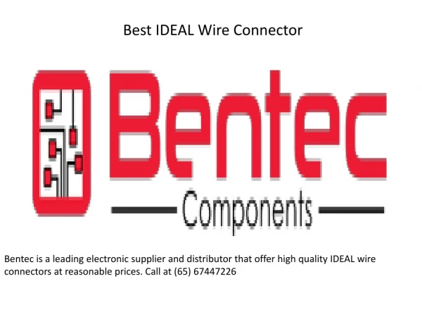 Best IDEAL Wire Connector