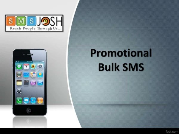 Promotional SMS, Promotional Bulk SMS service Hyderabad - SMSjosh