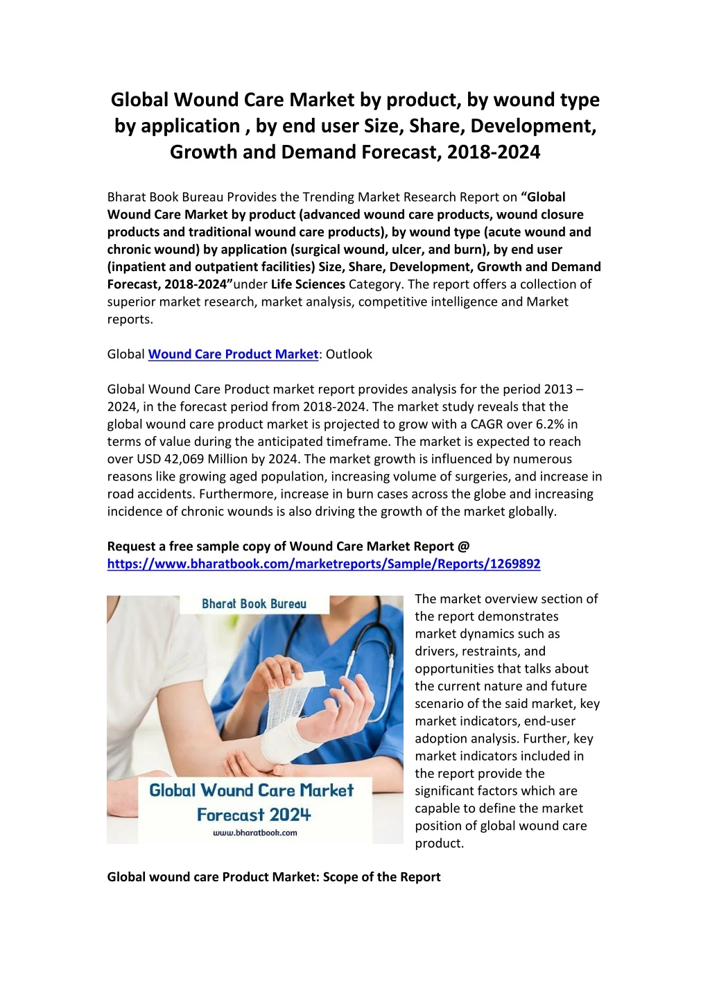 global wound care market by product by wound type
