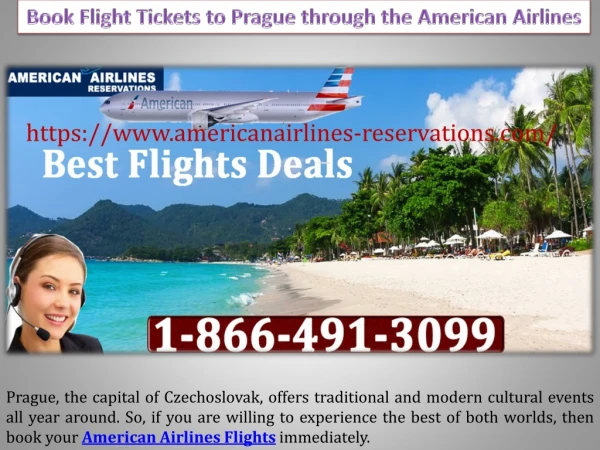 Book Flight Tickets to Prague through the American Airlines