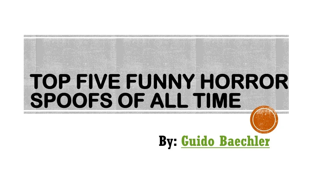 top five funny horror spoofs of all time