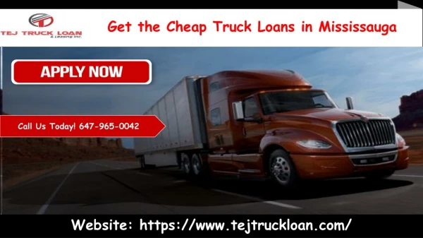 Get the Equipment Loan in Mississauga