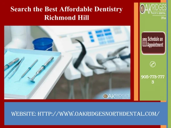 Choose the Affordable Family Dentist Stouffville
