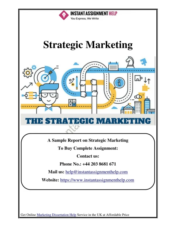 Advantage of Strategic Marketing for Business Development