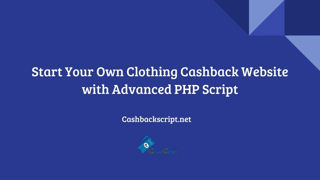 start your own clothing cashback website with advanced php script