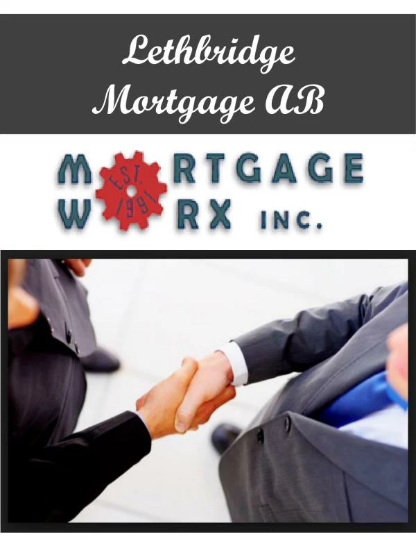 Lethbridge Mortgage AB