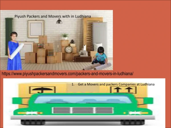 Packers & Movers top Ludhiana