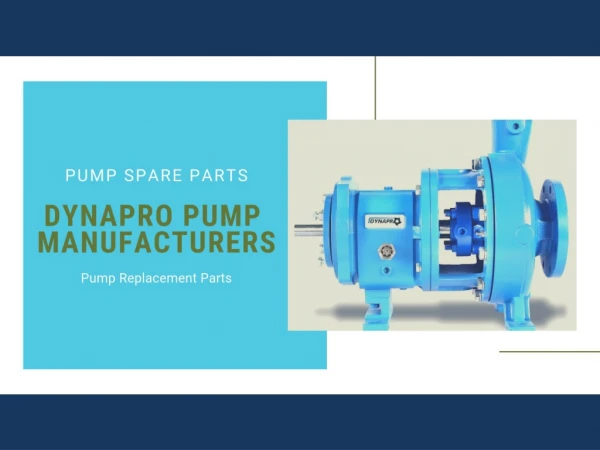 Pump Replacement Parts