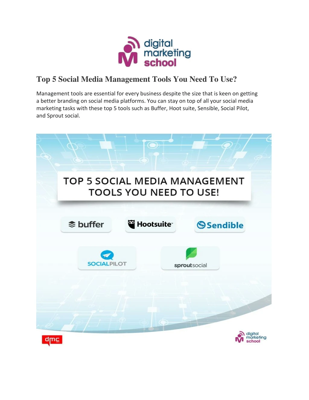 top 5 social media management tools you need