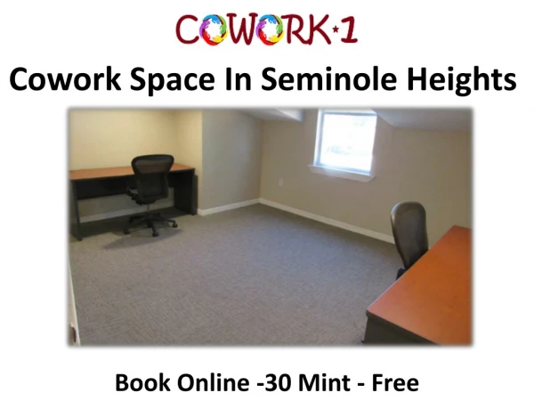 Cowork Space In Seminole Heights