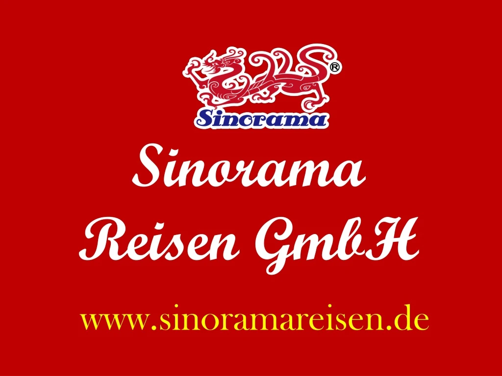 sinorama reisen gmbh