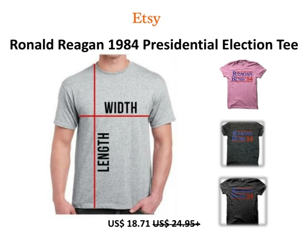 Ronald Reagan 1984 Presidential Election Tee