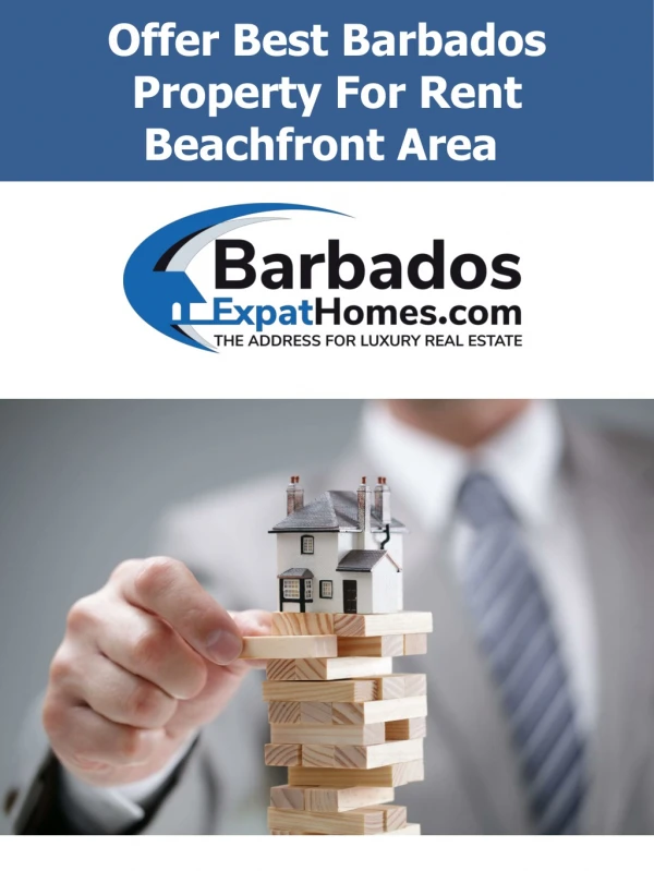 Offer Best Barbados Property For Rent Beachfront Area
