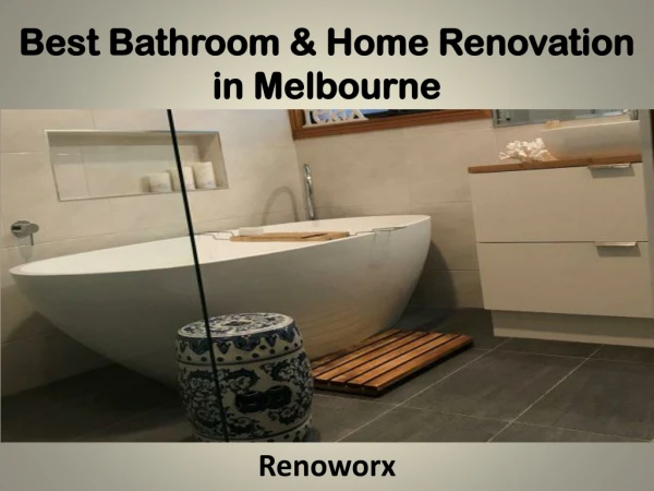 Best Bathroom & Home Renovation in Melbourne - Renoworx