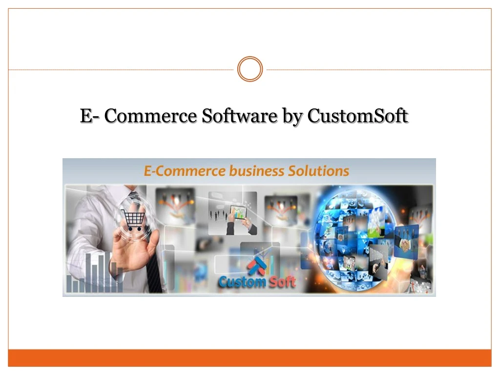 e commerce software by customsoft