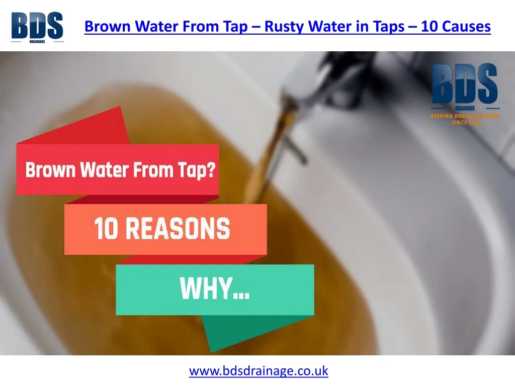 brown water from tap rusty water in taps 10 causes