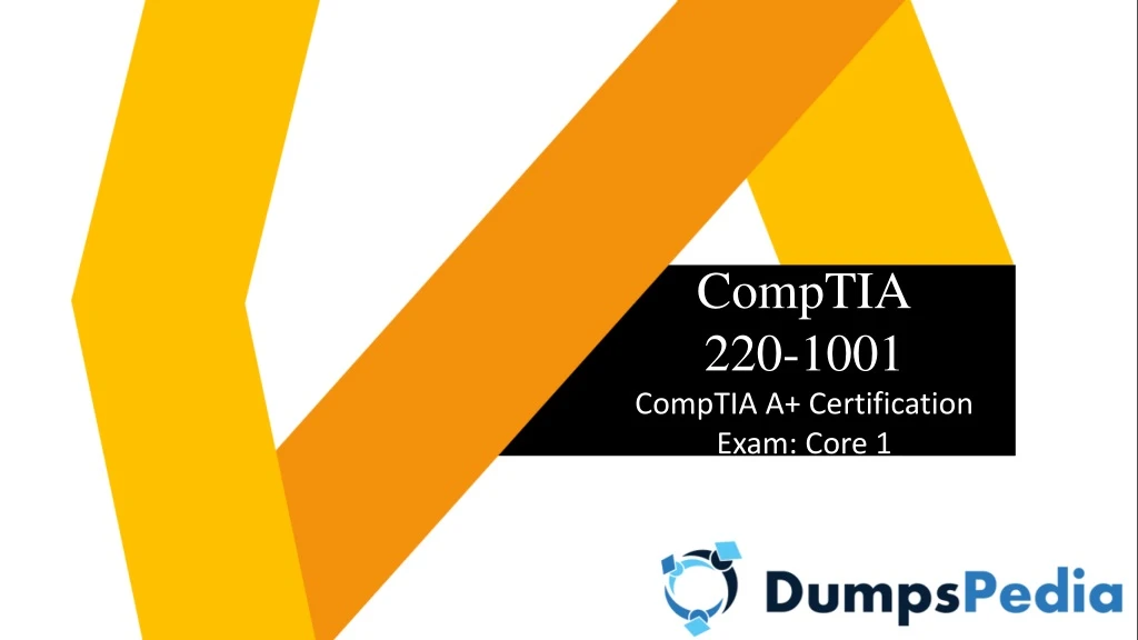 comptia 220 1001 comptia a certification exam