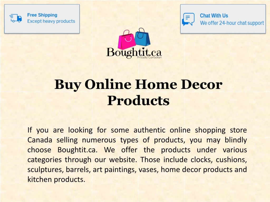buy online home decor products